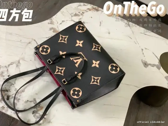 Official oldcobbler VUITTON MM LOUIS ONTHEGO 0623